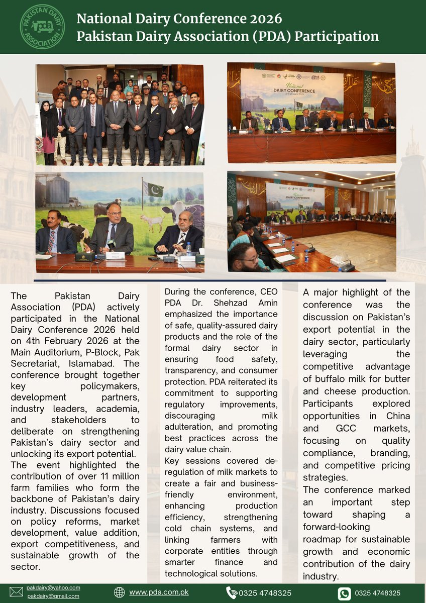 Pakistan Dairy Association tweet media