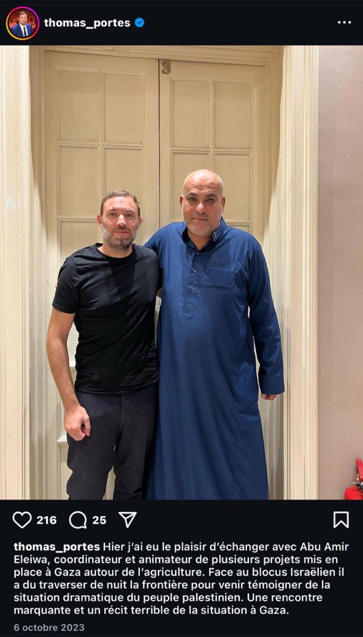 SwordOfSalomon's tweet photo. ⚖️🇫🇷🇵🇸 Le député LFI @Portes_Thomas a, via ses réseaux sociaux, appelé aux dons et promu l’association Humani’Terre (voir capture ci-dessous). Il s'est même rendu à la frontière de Gaza la veille du 7 octobre avec ces terroristes du Hamas, membres de l'association.

Il existe donc un véritable sujet de complicité de financement du terrorisme impliquant un député de la République.