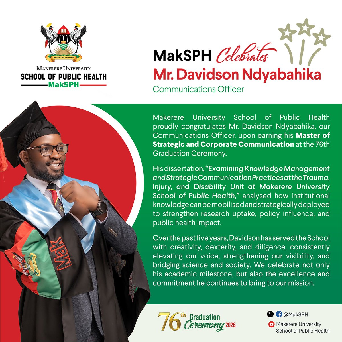 Makerere University School of Public Health tweet media