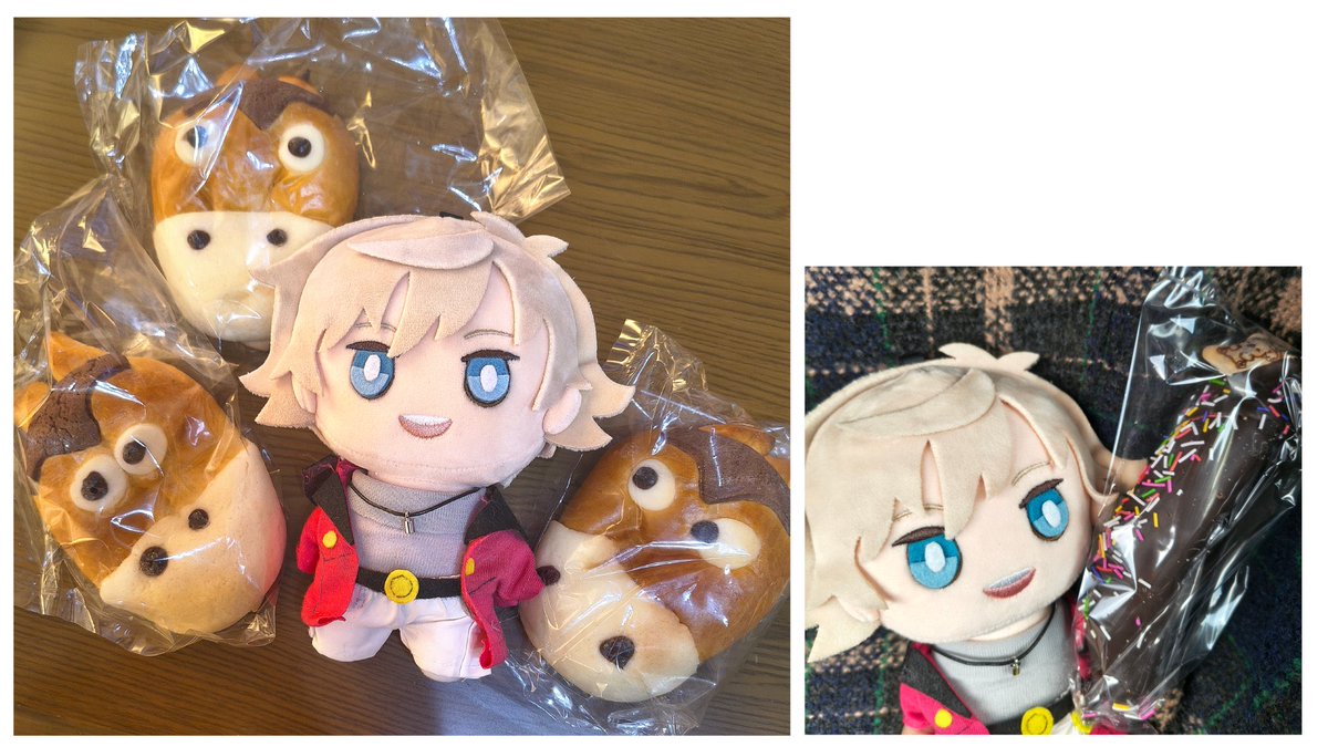 the_niten's tweet photo. そういえば、あけおめツイートもしてなかった！
あけましておめでとうございます！
これはお正月の干支うまパンと光定ぬい🐴とチョコバナナ🍫🍌 https://t.co/NwnOLW0qKk