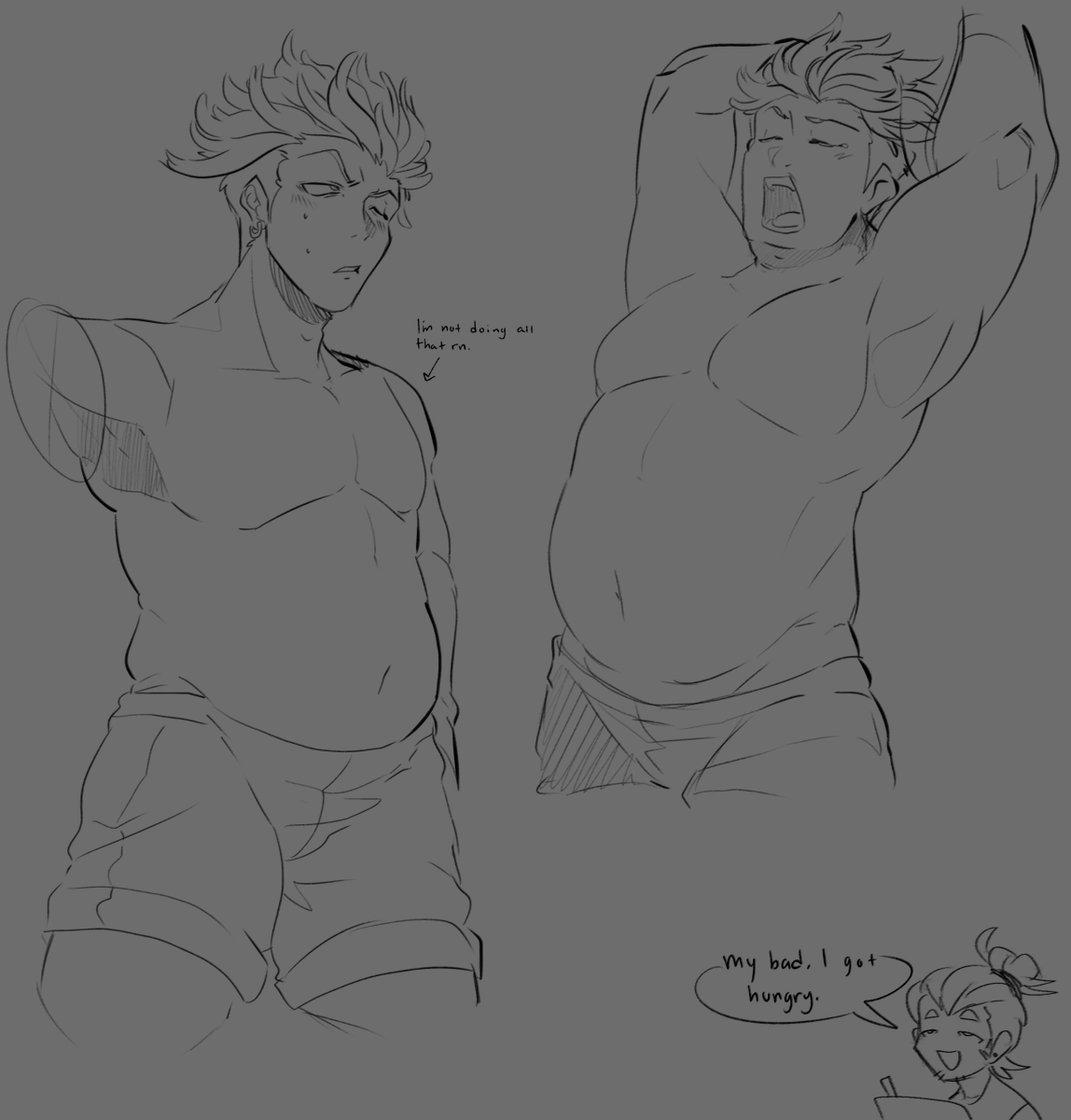 tired doodles instead of sleeping