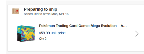 guddonof's tweet photo. Thanks @PokemonDealsTCG!  It's been a while since I got something!  Can't wait to RIP! https://t.co/UeKxeELsJc