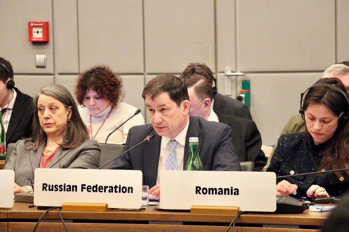 RF_OSCE's tweet image. 🎙Permanent Representative of Russia to the #OSCE D.#Polyanskiy in response to the remarks of the Chair of the Committee of Ministers of the Council of Europe, Deputy Prime Minister and Minister of Foreign Affairs of the Republic of Moldova, M.Popșoi:

💬 Unfortunately, the