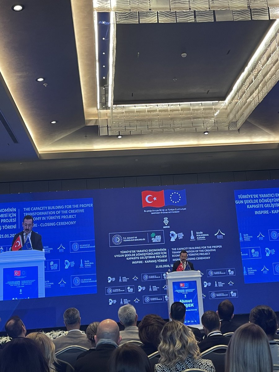 gerdemunlu's tweet photo. Avrupa Birliği 🇪🇺 ve Türkiye Cumhuriyeti Devleti  🇹🇷 Sanayi ve Teknoloji Bakanlığı finansmanıyla yürütülen
“Türkiye’de Yaratıcı Ekonominin Uygun Şekilde Dönüştürülmesi için Kapasite Geliştirme Projesi – INSPIRE projesi toplantısı gerçekleşti. 

#CreativeEconomy #TuerkiyeYuezyılı https://t.co/2RRhbEZgtq