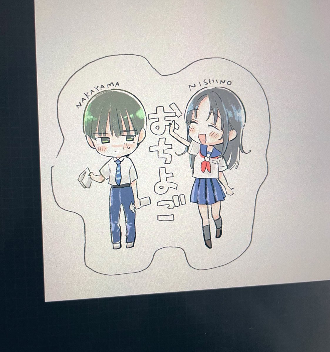 ステッカーにしたら絶対かわいい