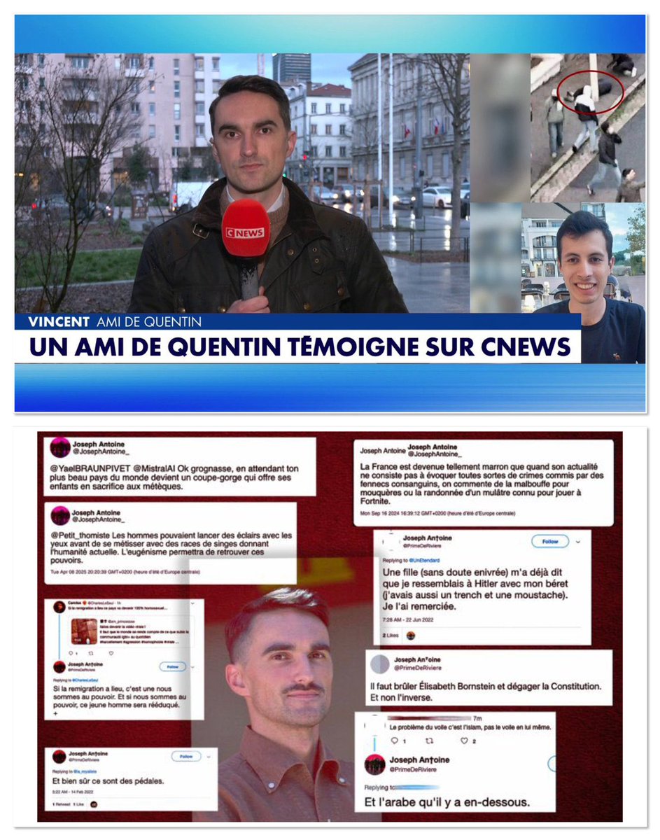 🔴 GLAÇANT ET ÉDIFIANT 

Vendredi 27 février : Toujours AUCUNE RÉACTION de : <a href="/CarolineYADAN/">Caroline Yadan</a>, <a href="/Meyer_Habib/">Meyer Habib</a>, <a href="/frhaz/">Haziza Frédéric</a>, <a href="/wargonm/">Mathias Wargon</a> ou <a href="/GWGoldnadel/">G-William Goldnadel</a> 

Assistant parlementaire #RN - fier d’être comparé à Hitler - « brûler Élisabeth Bornstein » - « race de singe » - « France marron »

Et