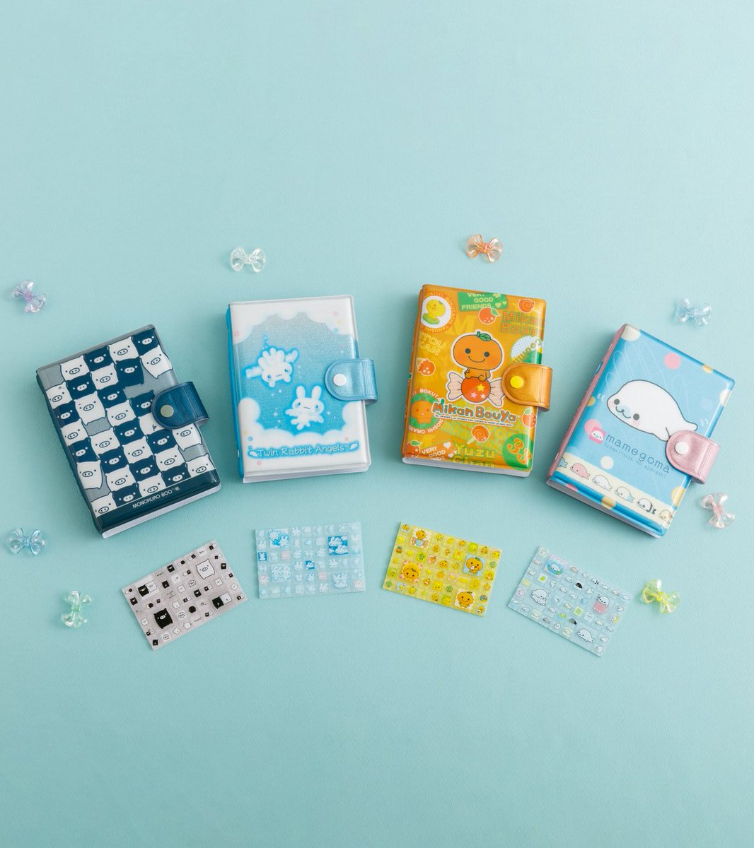 なつかしかわいいマスコット入りのシールが登場✨ キラキラの