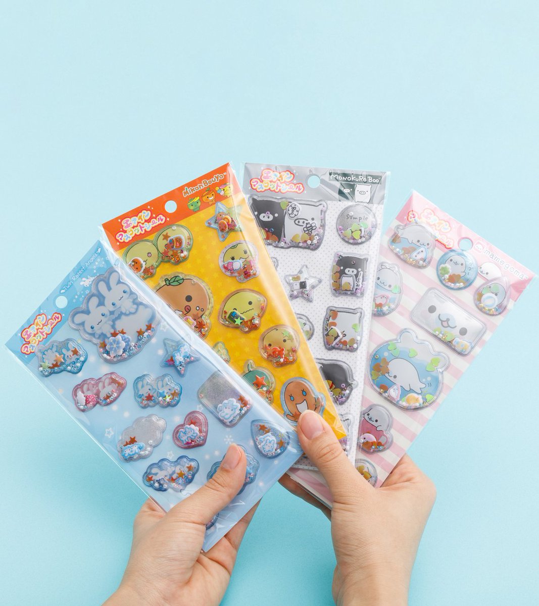 なつかしかわいいマスコット入りのシールが登場✨ キラキラの