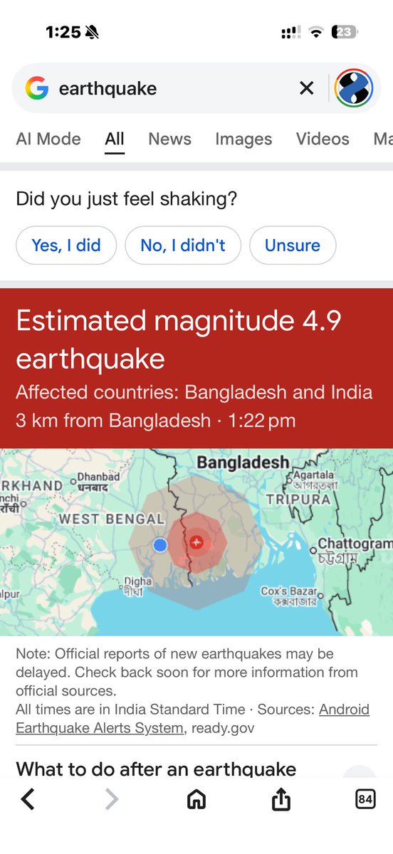 sagarmoy22's tweet photo. Huge Earthquake in Kolkata , Epicentre likely Bangladesh #earthquick #kolkata https://t.co/T8qolNwOX9