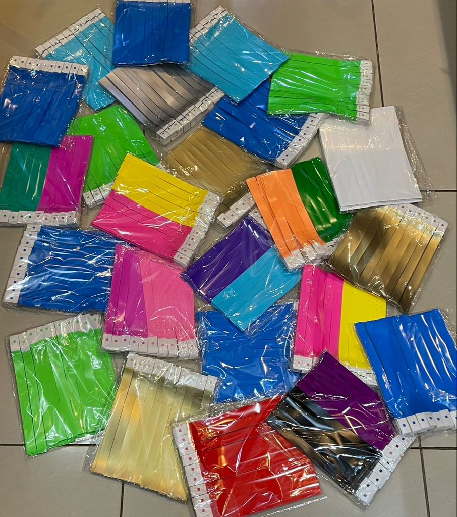 Event wristbands available in blantyre and Lilongwe 
<a href="/Giftsforallocc1/">Giftsforalloccasionsmw</a> 
Gravity Mall City Center 
Shop No13 next to Sana 
0886130138 or 0994001537