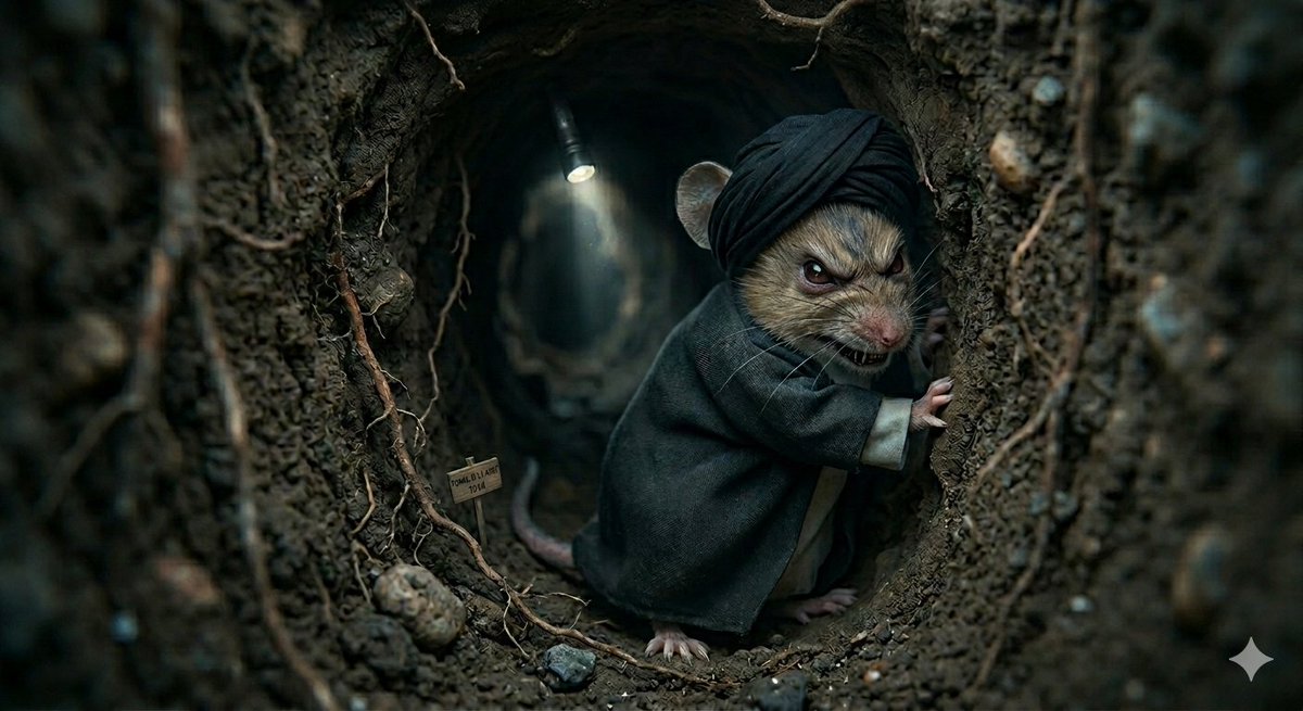 Nobody in Iran knows where #MouseAli is hiding. Except Mossad, of course.