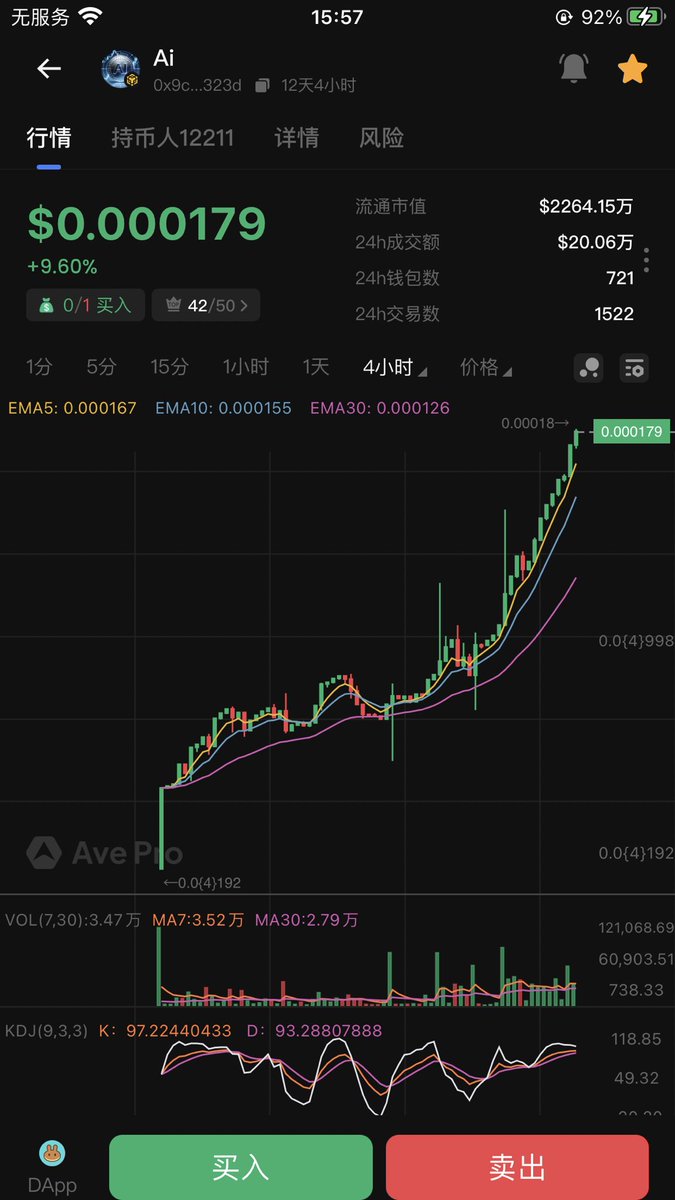 重点关注Ai热搜5刚启动营销，TP头像已上，电宝横屏已开启🔥
[庆祝]Ai筑底成功，全新机制已升级太牛逼了6000W助力打造全新公链
工作组代碧已锁，不上交易所不卖一个碧，30天挑战10000X
0x9c6d21dd22e6bce4eb43aa3e8e88d6d62140323d