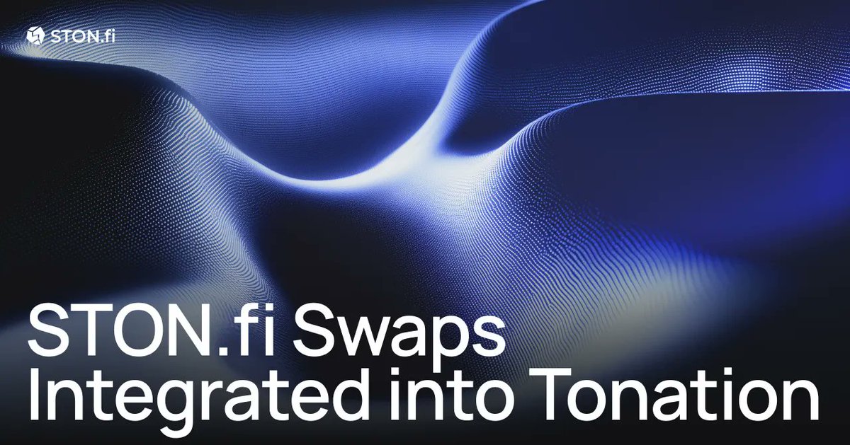 Big upgrade for TON creators 🚀
STON.fi swaps are now live inside Tonation.
💎 Donate in any jetton
🎯 Streamers get their chosen asset
⚙️ Auto-swaps handled in the background
No friction. Just flow.
#TON #DeFi
<a href="/ston_fi/">STON.fi</a>