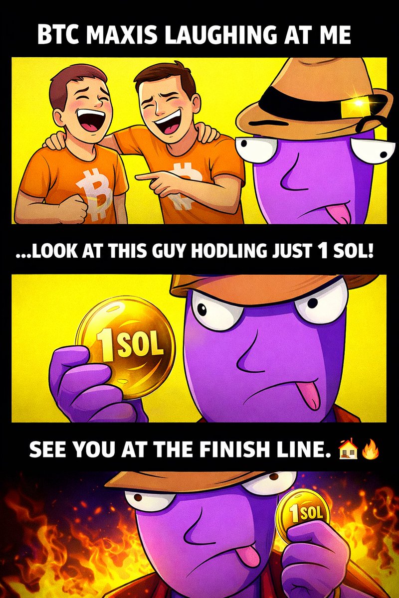 Tuhinahmed01777's tweet image. WELCOME HOME 🏠🔥
They laughed when I showed up with just 1 SOL.
They called me “too derpy.”
Now I’m here for the house.
Underdogs don’t ask for seats —
we build our own table.
See you at the finish line. ⚡
#UnderdogSeason #DerpyAF #1SOL #MemeContest @Being_DerpyAF