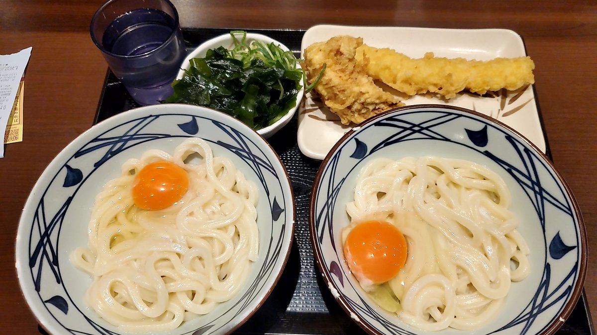 丸亀製麺釜玉フェス・3日目(最終日)のおランチもこちらになります 結局