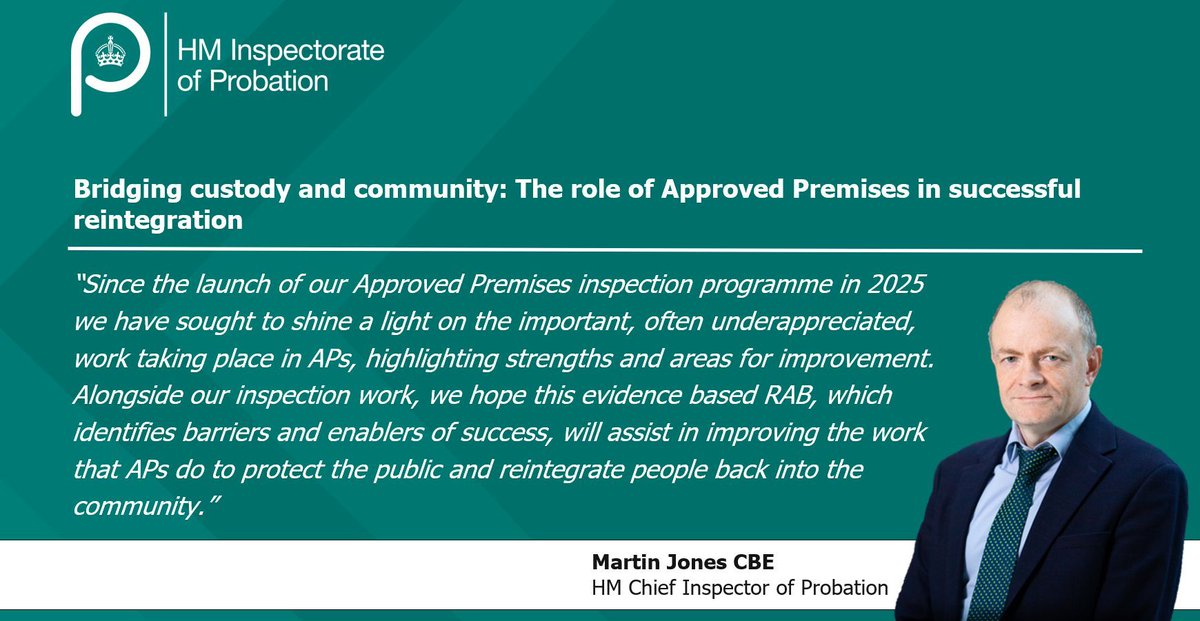 HM Inspectorate of Probation tweet media