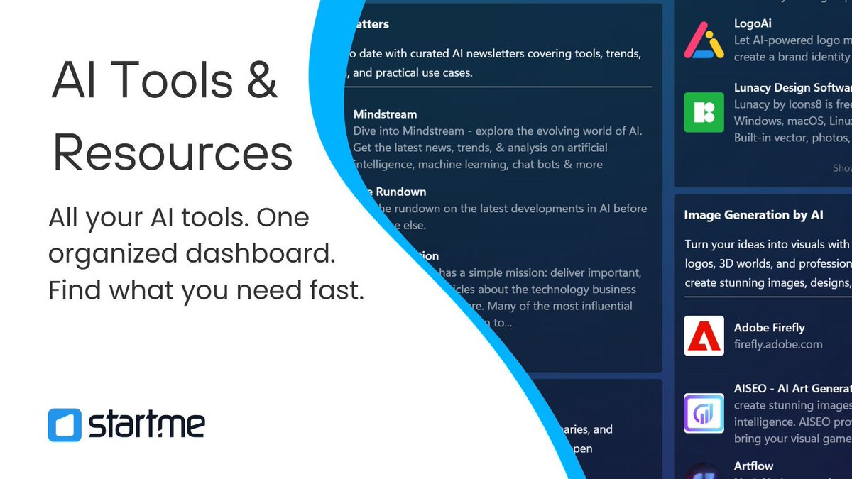 Start.me tweet media