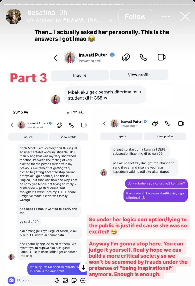 Bjir it gets worse
5,5 tahun kuliah gw ga pernah denger ada yang sampe diskors 2 semester 🗿🗿🗿
Trus klaim keterima harvard sampe kirim2 ke media, padahal cuma interview lol