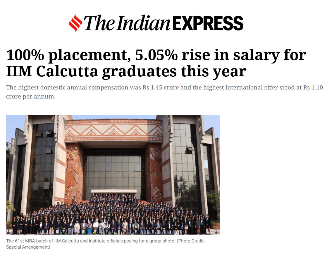 IIM Calcutta tweet media