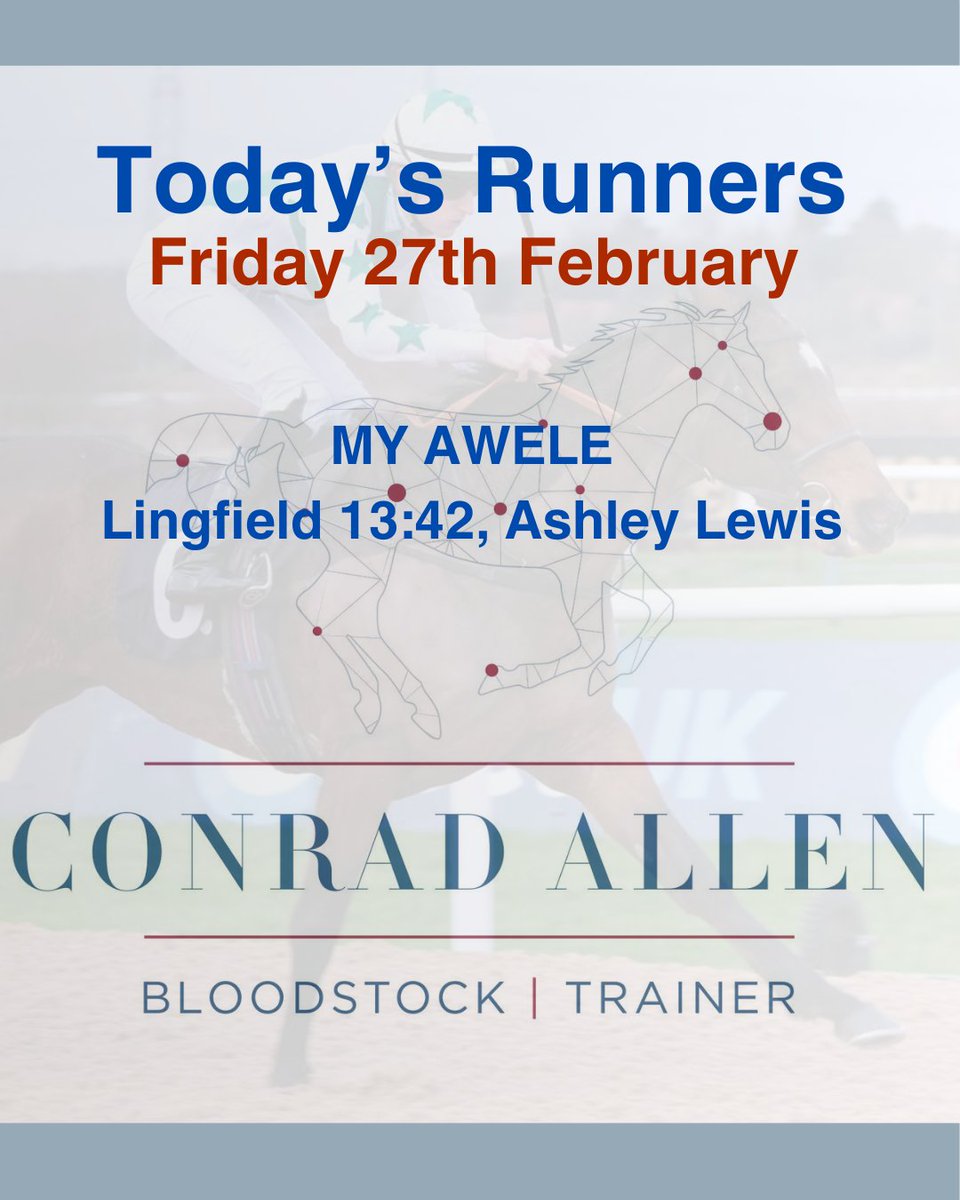 Conrad Allen Bloodstock tweet media
