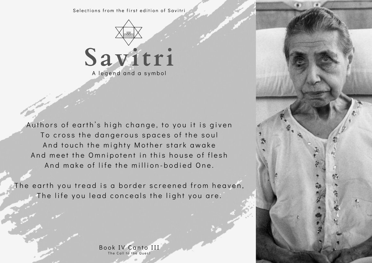 Daily Verses from Savitri, Book IV Canto III: The Call to the Quest

#SriAurobindo #InevitableWord