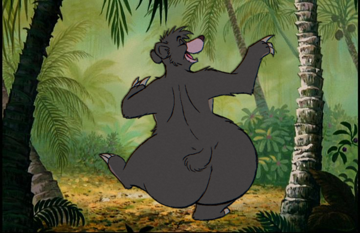 Alternate universe where Disney made Baloo and Bagheera Mowgli's moms instead of his dads