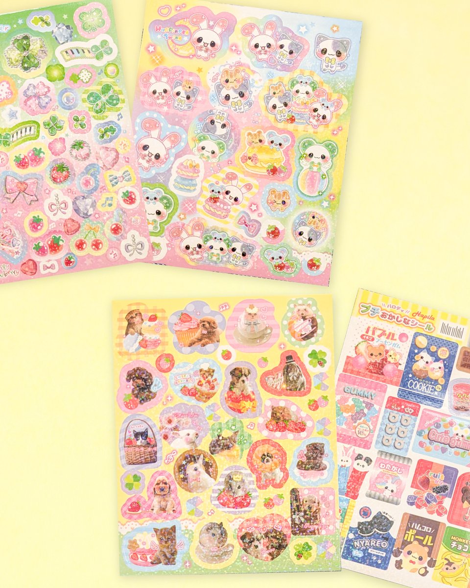 キラキラシールがめちゃもり❤✨️／ ☘めちゃもりシールコレクション