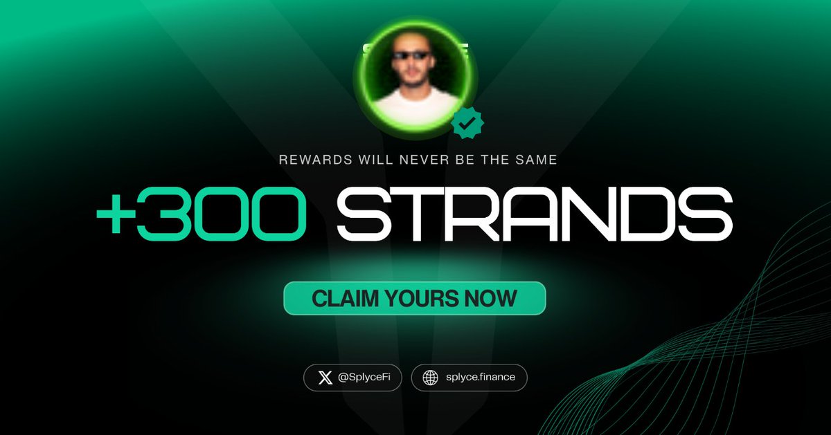 0xtheo_act's tweet photo. 300 Strands claimed. 

Real-world yield is coming to Solana with @SplyceFi 

Feels good to be early.

Your turn: https://t.co/RI73yKlYeH https://t.co/aKB5gVUVi0