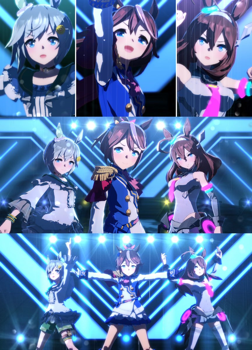 VOLTAGE⚡️☔️✨推し3人のビジュマジ #好きすぎて滅 🥰 #ウマ娘