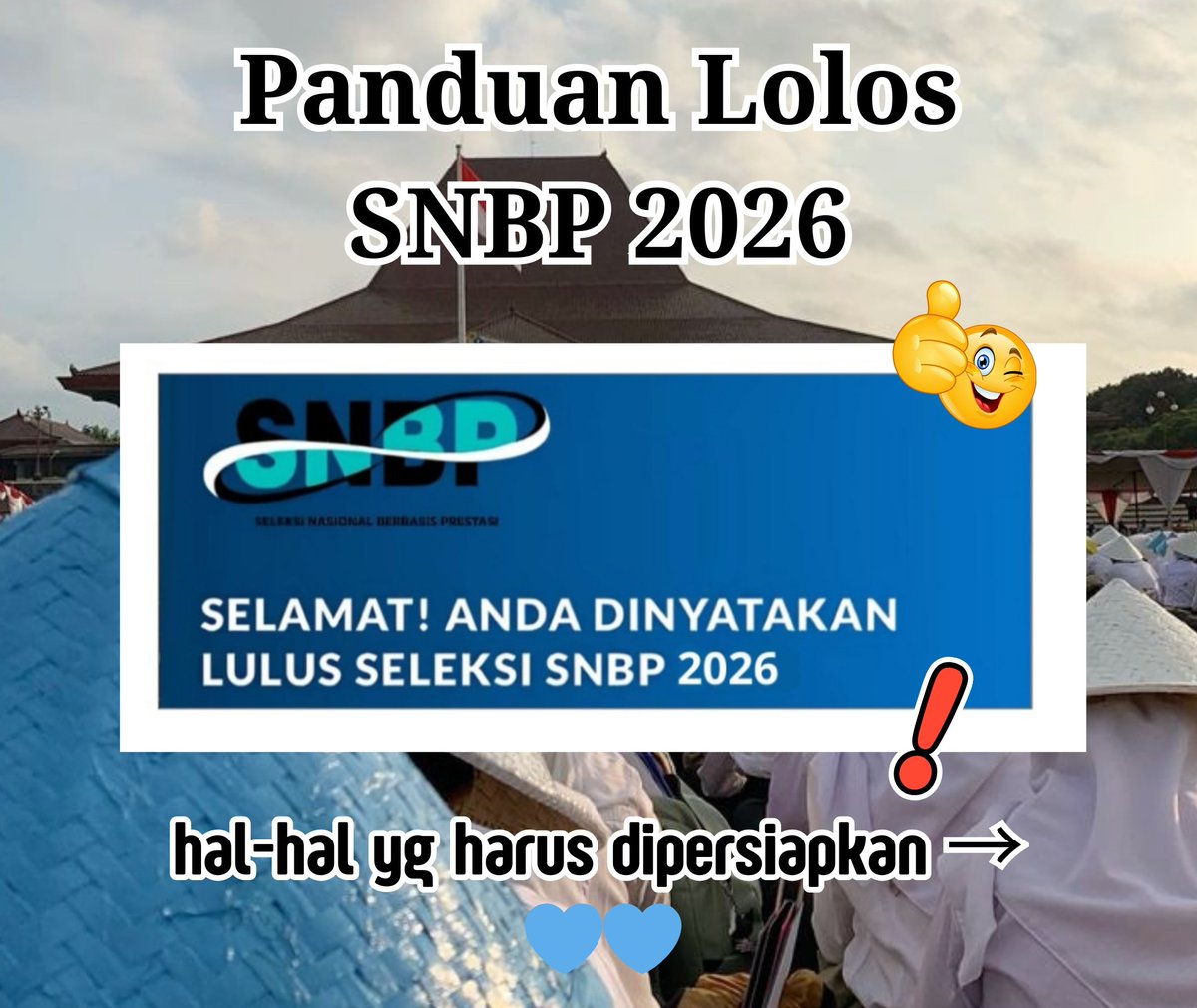 ambisvivi's tweet photo. Panduan Lolos SNBP 2026💙💯

-A thread-
dokumen, alur, dan hal apa saja yg harus disiapkan⤵️ https://t.co/h3oNWF5H5c