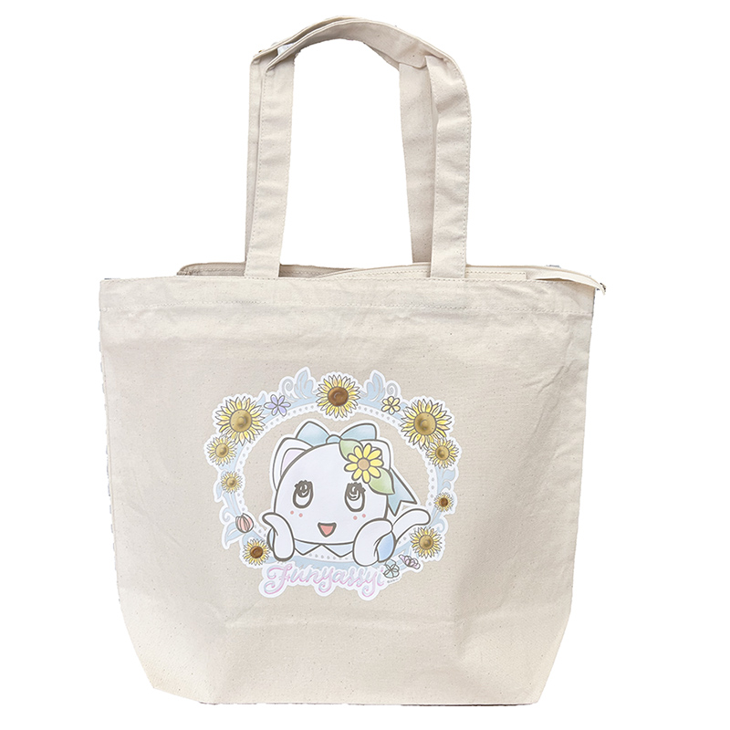 お品切れ＞ ・ふにゃっしーBDジッパー付きトートバッグ(L) こちらの