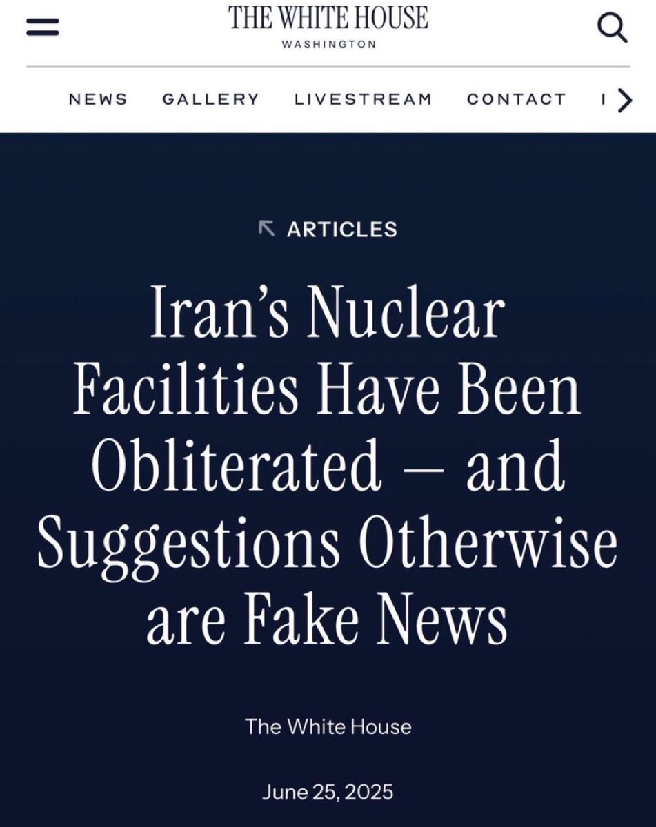 Imagine preparing for a major war with Iran over their nuclear program when this is on the official White House website.
😂😂😂