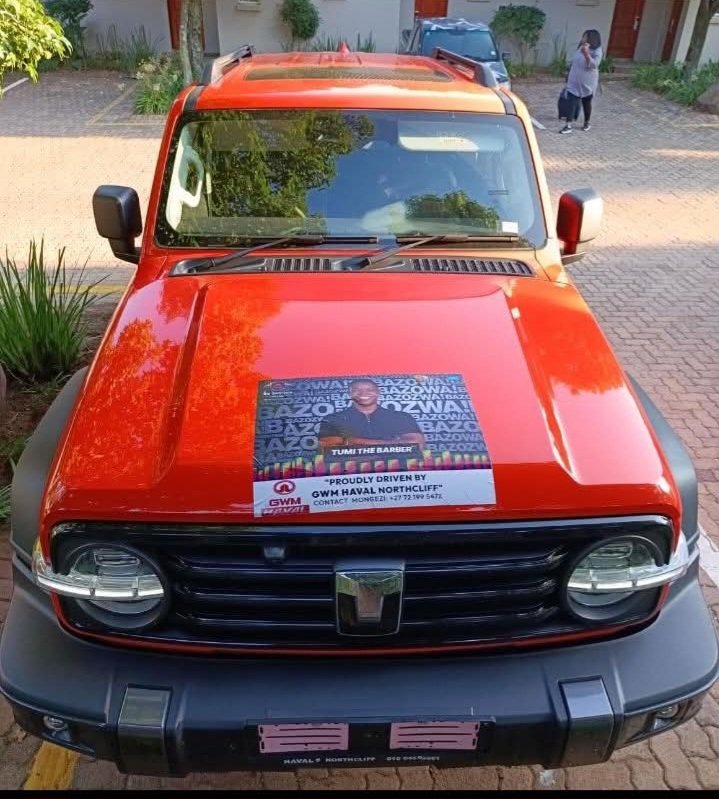 MisCathm's tweet photo. GWM HAVAL NORTHCLIFF X TUMI THE BARBER
TUMI THE BARBER HOMECOMING
TAILORBOYS X TUMI THE BARBER
#BBMzansi #BBMzansi6 #BAZOZWA #GWMHAVALNORTHCLIFF #TUMITHEBARBER https://t.co/etzdzpn8Xh