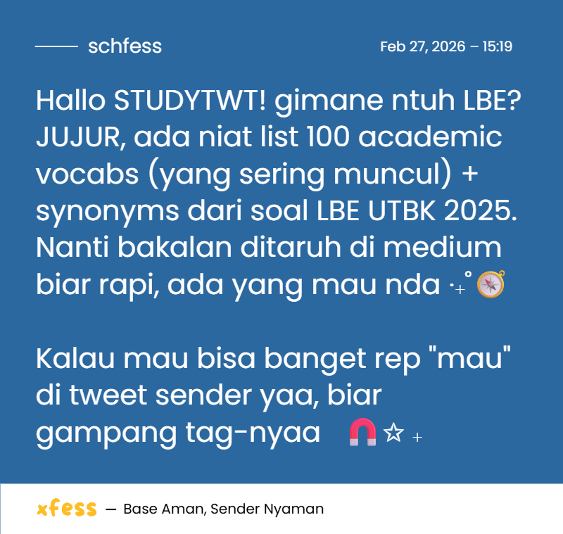 Schoolfess tweet media