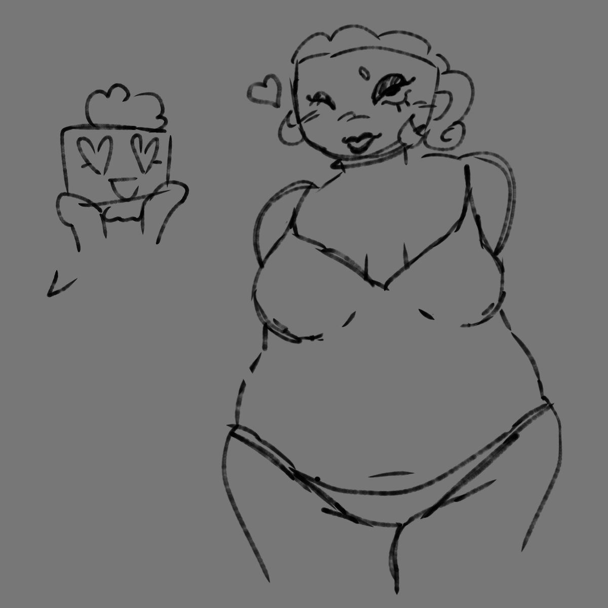 garboggles's tweet photo. // suggestive I think 
.
.
.
.
.
.
I think teagan likes to dress up for her wifey even when she’s going to sleep #cleantea #tishaxteagan #dandysworld https://t.co/fERlI3ngQu