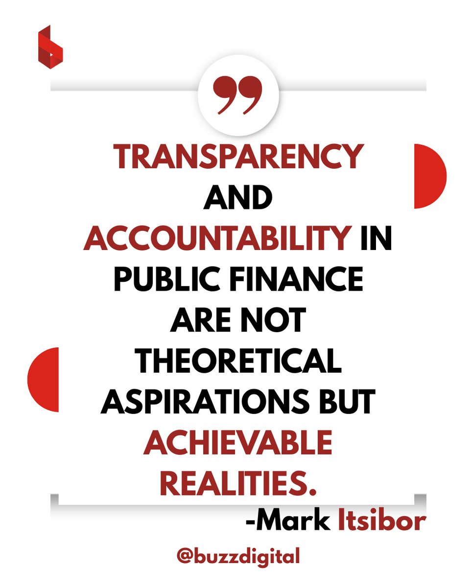 BuzzDigitalNgr's tweet photo. For years, transparency in public finance was treated as an ideal.
Today, reforms like the Treasury Single Account remind us that accountability is not abstract — it is practical, measurable, and achievable.
#Transparency #Accountability #PublicFinance #FiscalReform #Governance https://t.co/sXMqYLfJ73