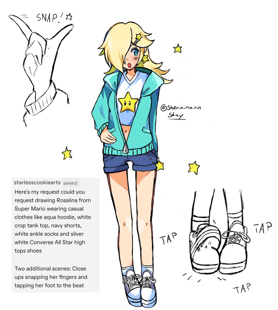 Another tumblr request done! This time it's #Rosalina 💫
#nintendo #mariofanart