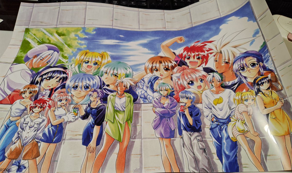 悠久幻想曲リバイバル 早期購入プレゼント 原作イラストA2ポスター