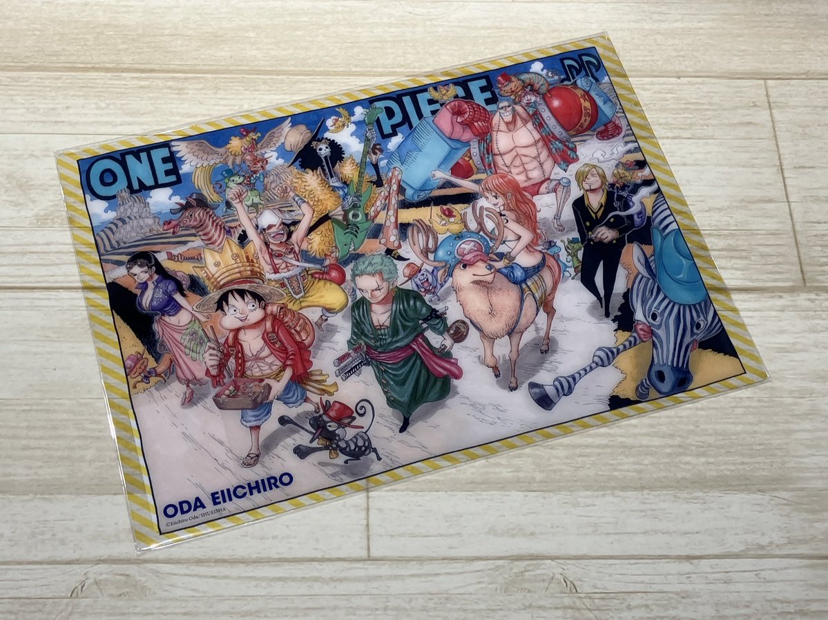 再入荷】原画商品 『ONEPIECE』下敷き 麦わらの一味 440円(税込) 好評