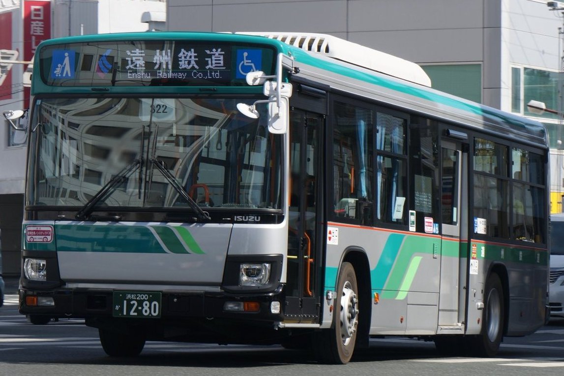 遠鉄バス
浜松200か1280　浜松西
2KG-LV290N4

浜松まつりシャトル　2025.5.5