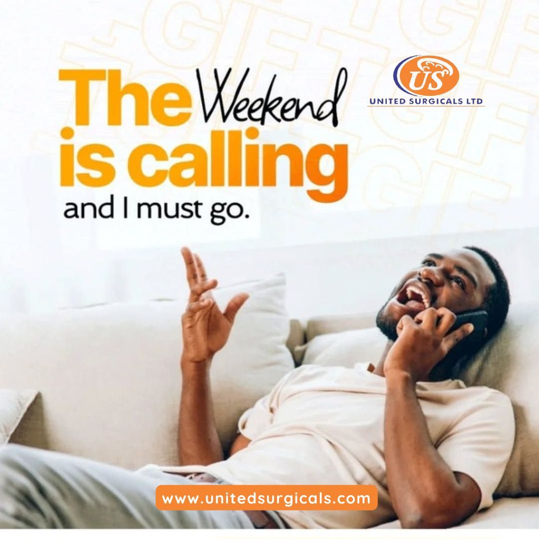 Surgical_U's tweet image. The weekend is calling… and it’s time to answer!

#WeekendVibes #TimeToRecharge #oluwa_judie #RestAndReset #WorkLifeBalance #janiceproperties #WeekendMood #RelaxRefreshRenew #HealthyLiving #WellnessLifestyle #africanfolktalesfromehi #TGIF #StayHealthy #UnitedSurgicals