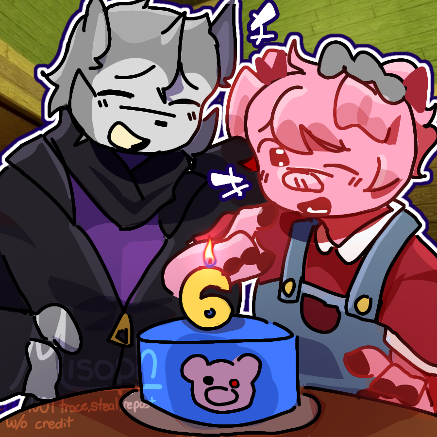Sleepydream_123's tweet photo. 🐷🐺🎂
#PiggyFanart https://t.co/HTHj8l0kEi