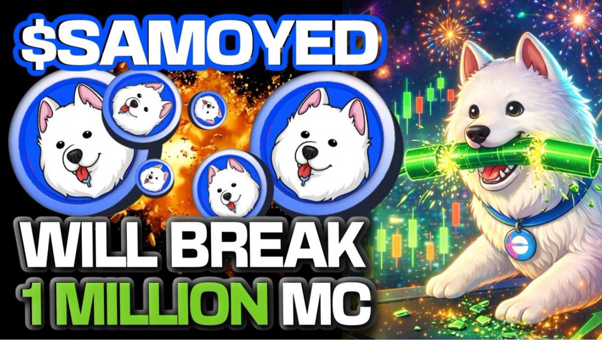 SAMOYED COIN ON BASE WILL BREAK THE 1MILLION MARKET CAP LEVEL VERY SOON!!!

youtu.be/OLdLq9DL8-g