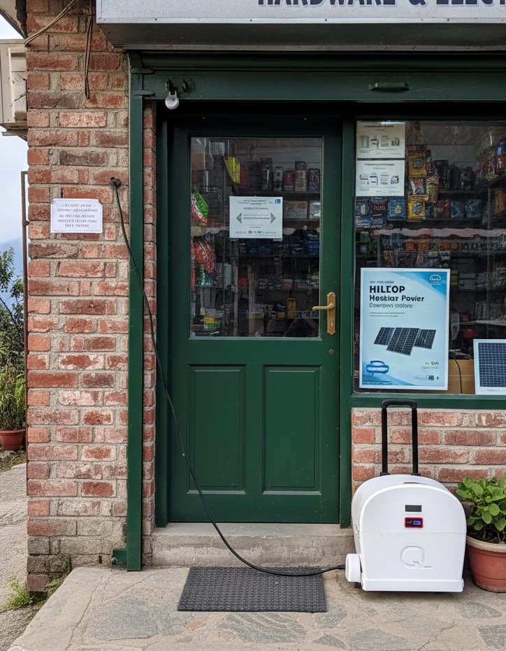ParasharDivas's tweet photo. Ditch the diesel!

Our battery-based, solar-capable, portable power station is the perfect alternative to bulky, polluting, and expensive diesel generators.

Remote campsites, power backup for small shops, ice-cream  trucks, or even construction sites, QUINT can power it all. https://t.co/yCfAirkA09