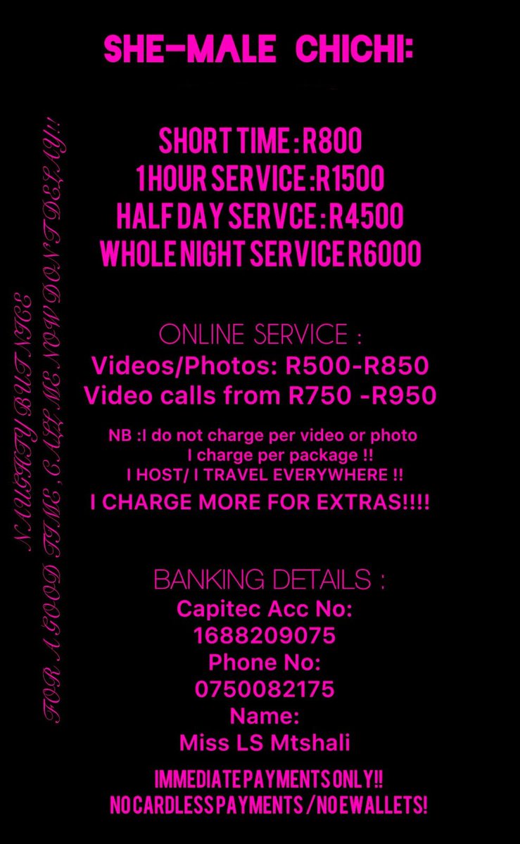 💸😈$ CHI_CHI $🏳️‍⚧️🇿🇦 tweet media