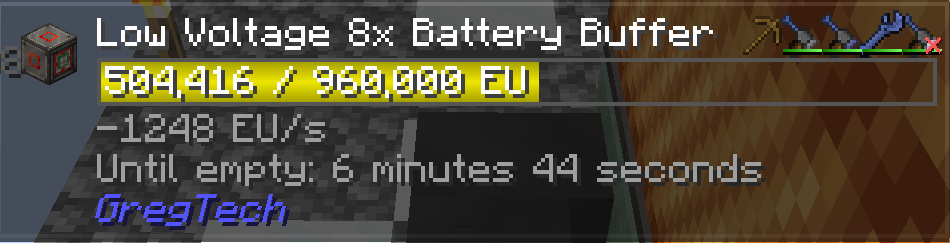 Kenji_ttv_'s tweet photo. Sky Gregをやってて ん?と感じたこと
消費電力はEU/s
発電はEU/t
単位(時間)は合わせてくれ
#Gregtech #工業化MOD #minecraft https://t.co/Nd4zSef0IX