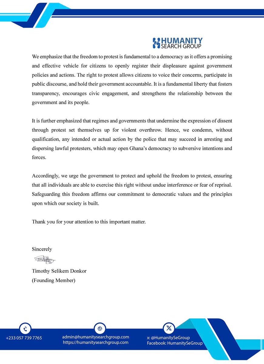 Humanity Search Group tweet media