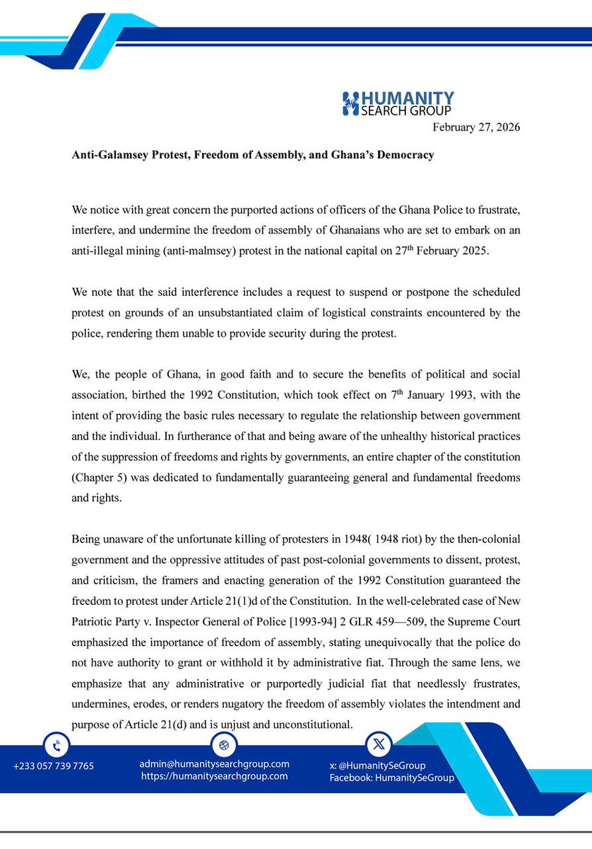 Humanity Search Group tweet media