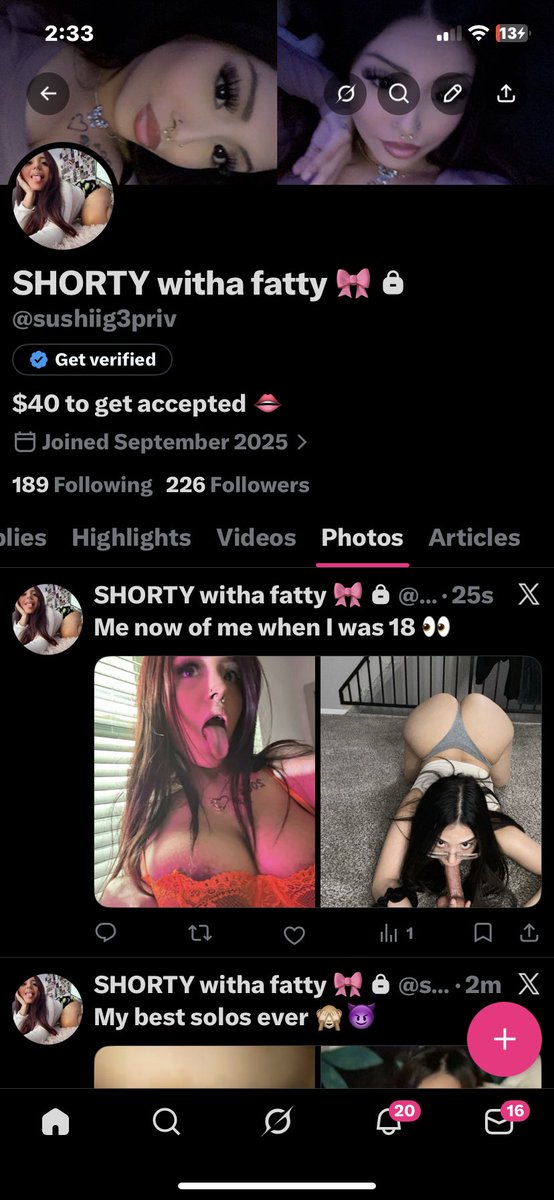 sushiig3's tweet photo. $10 rn to get accepted for the next 10 ppl 🙈🙈 https://t.co/UXTLPgysny