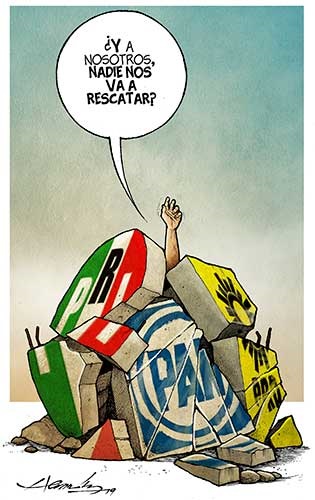 La competencia electoral que el gobierno pretende elminar, está bien rara.